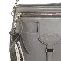 Tod's Thea Bag Small Leather in Grey