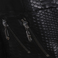 Philipp Plein Leather Jacket Python Leather