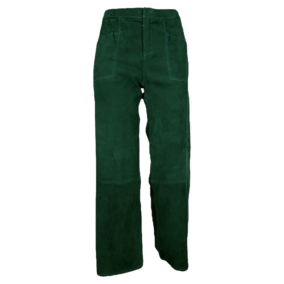 Stouls Trousers Suede in Green