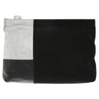 Whistles clutch in Nero / Bianco