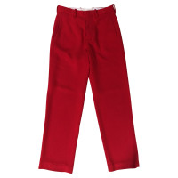 Marni Paio di Pantaloni in Viscosa in Rosso