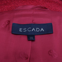 Escada Fitted coat in red
