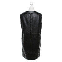 Hugo Boss Lambskin vest in black