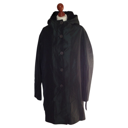 Jil Sander Short coat with mink fur trim