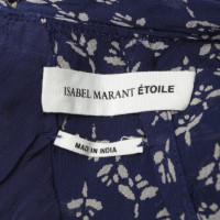 Isabel Marant Etoile Blouse en bleu / blanc