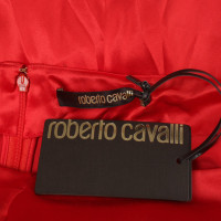 Roberto Cavalli Rock aus Seide in Rot