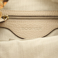 Bogner Shoulder bag Leather in Cream