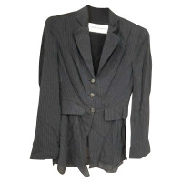 Alberta Ferretti Jacket/Coat Silk in Black
