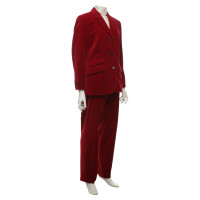 Etro Velvet suit in red