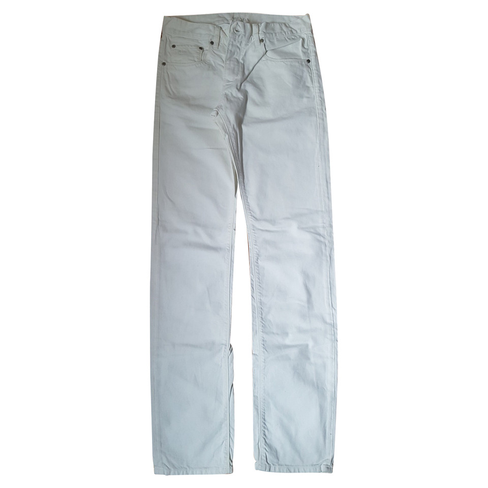 Prada Jeans in Cotone in Bianco