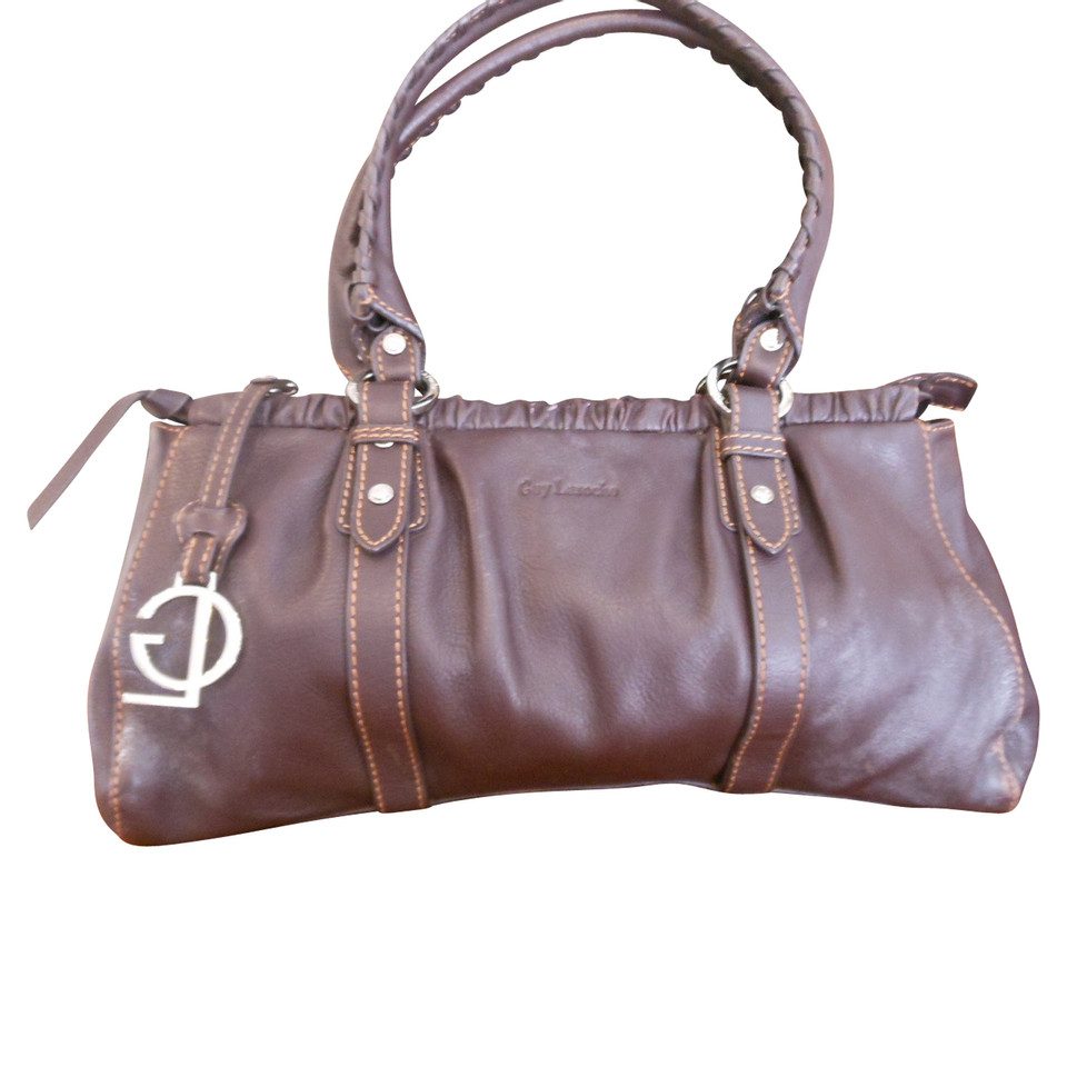 Guy Laroche Handbag Leather in Brown