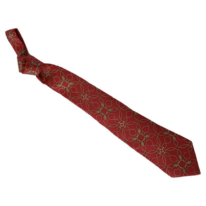 Hermès Krawatte en Soie en Rouge