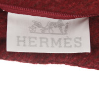 Hermès Kissen in Rot/Grau