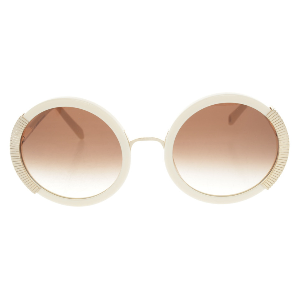 Balmain Sonnenbrille in Creme