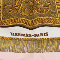 Hermès Seidentuch mit Motiv-Print