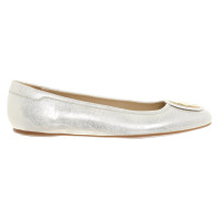Hogan Slippers/Ballerinas Leather in Gold
