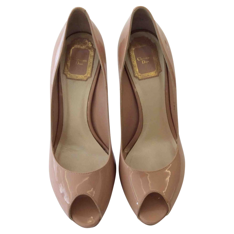Christian Dior Pumps/Peeptoes Patent leather in Nude