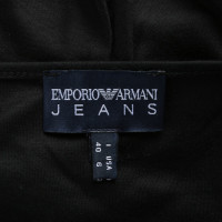 Armani Jeans Jurk Jersey in Zwart