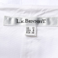 L.K. Bennett Robe en Lin en Blanc