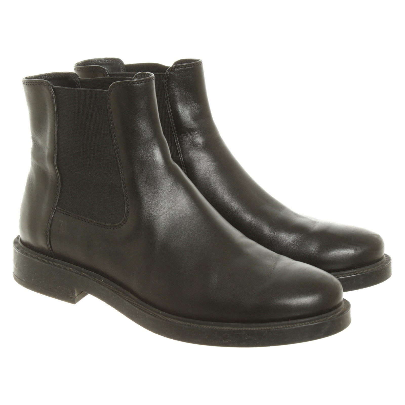 Tod's Ankle boots Leather in Black - Second Hand Tod's Ankle boots Leather  in Black buy used for 219€ (4825121)