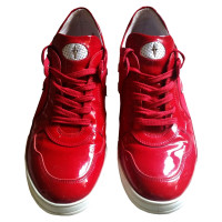 Cesare Paciotti Trainers Patent leather in Red