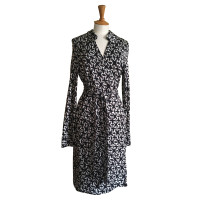 Diane Von Furstenberg robe vintage avec motif graphique