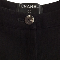 Chanel Wollhose in Schwarz