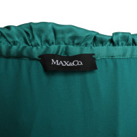 Max & Co abito Flounce in verde