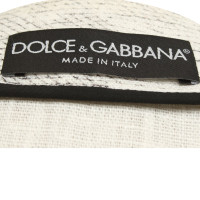 Dolce & Gabbana Blazer in Creme/ Schwarz