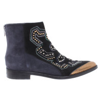 Zadig & Voltaire Ankle boots Suede in Blue