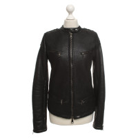 Giorgio Brato Leather jacket in black
