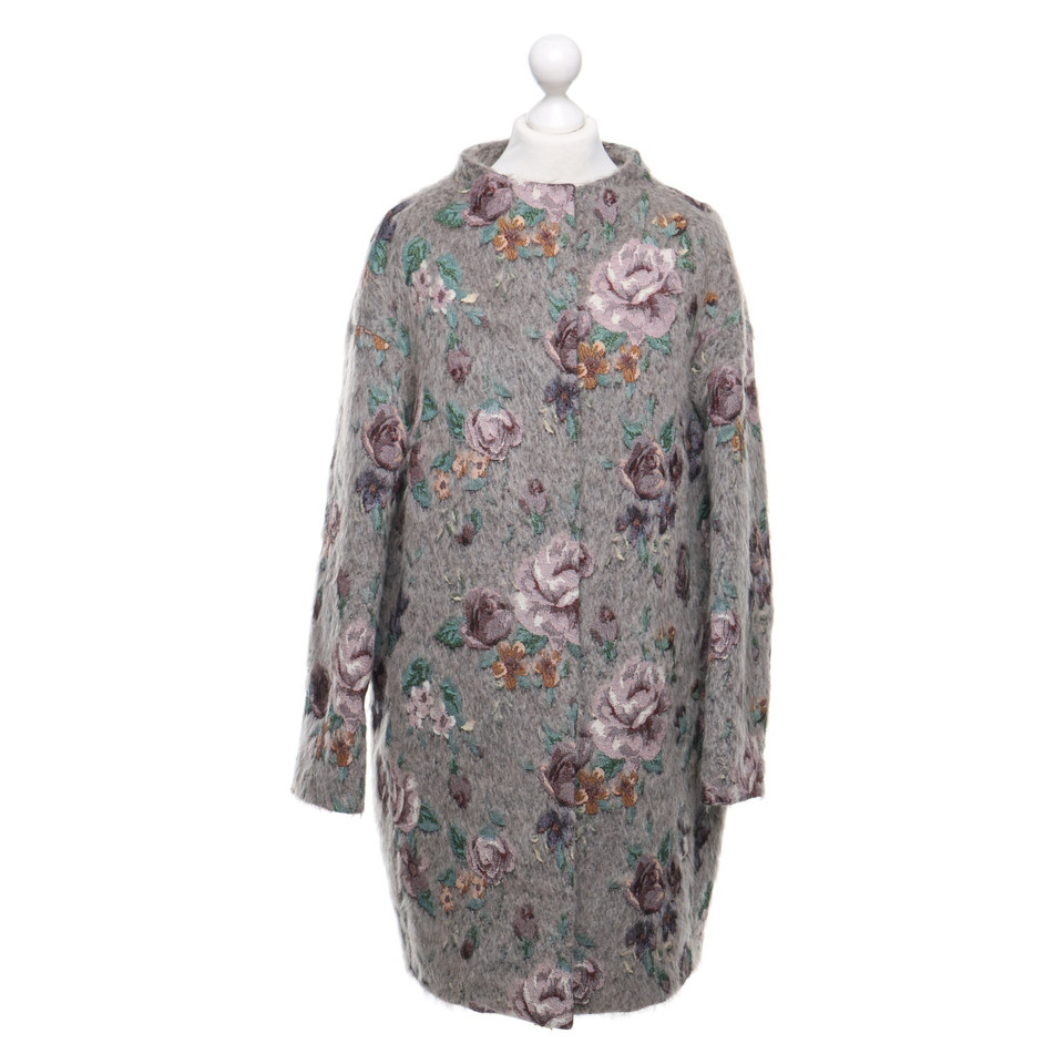 Nusco Coat with floral pattern