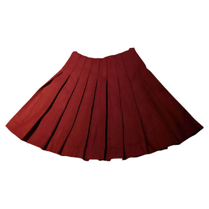 Prada Skirt Wool in Bordeaux