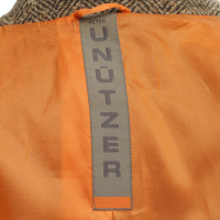Unützer Coat with herringbone pattern