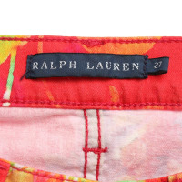Ralph Lauren Rode jeans met patronen