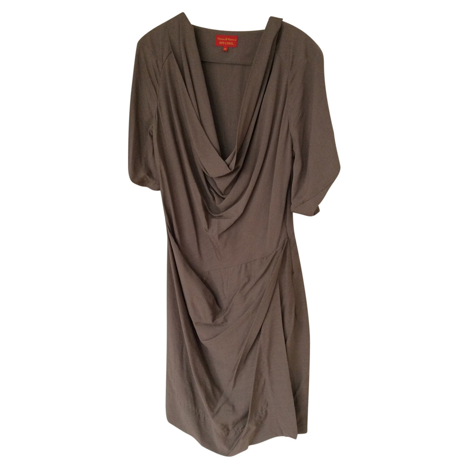 Vivienne Westwood Kleid aus Viskose in Taupe