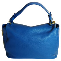 Versace Shoulder bag Leather in Blue