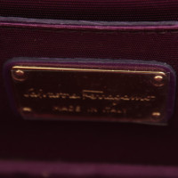 Salvatore Ferragamo clutch in violet