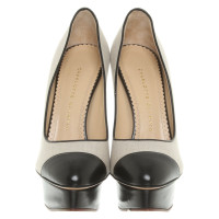 Charlotte Olympia Plateau pumps in grey