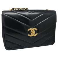 Chanel "Jumbo Chevron Flap Bag"