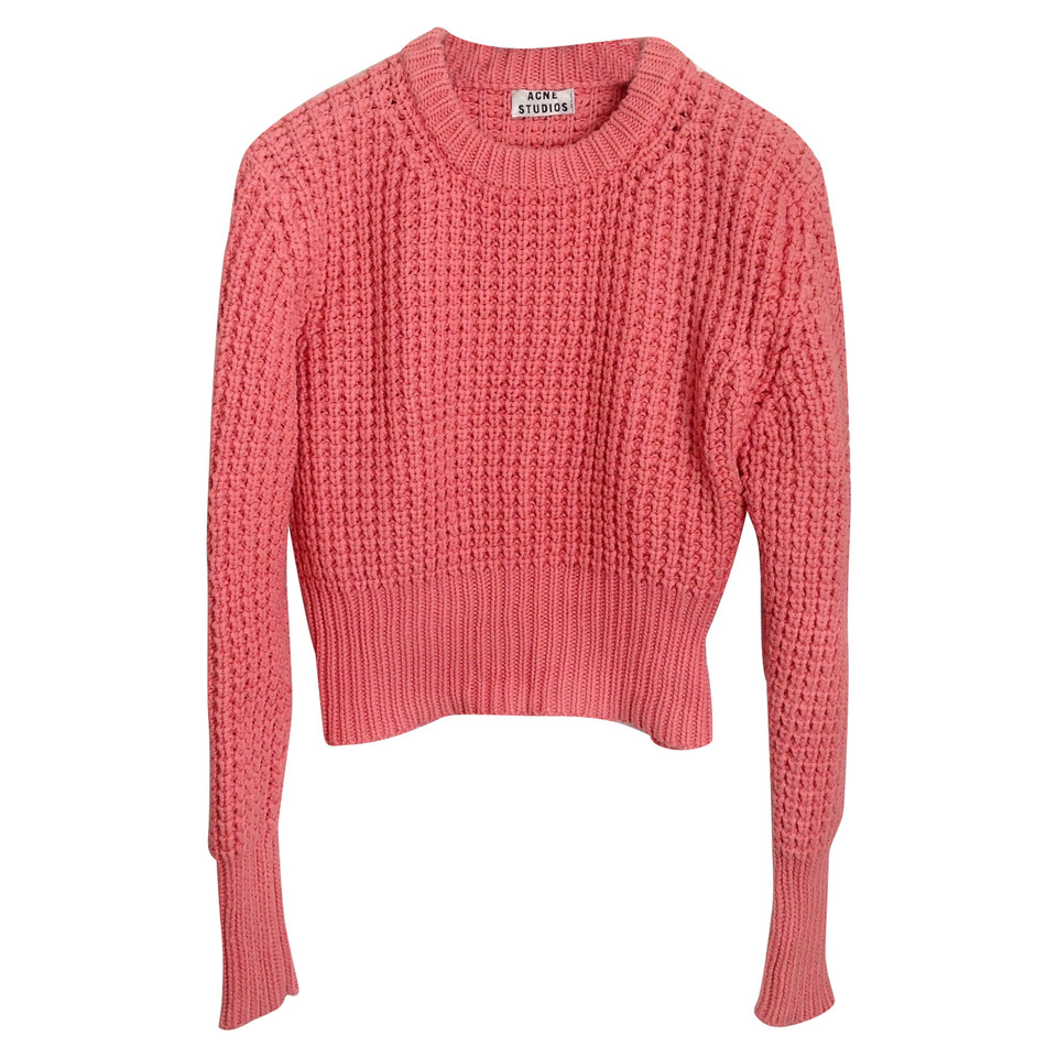 Acne Truien in roze