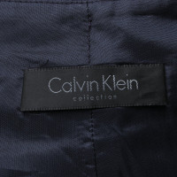 Calvin Klein Jupe en Laine en Bleu