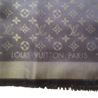 Louis Vuitton Monogram Shawl Brown Gold Shine