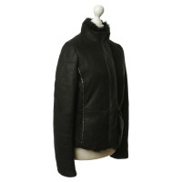 Pollini Suede jacket in black