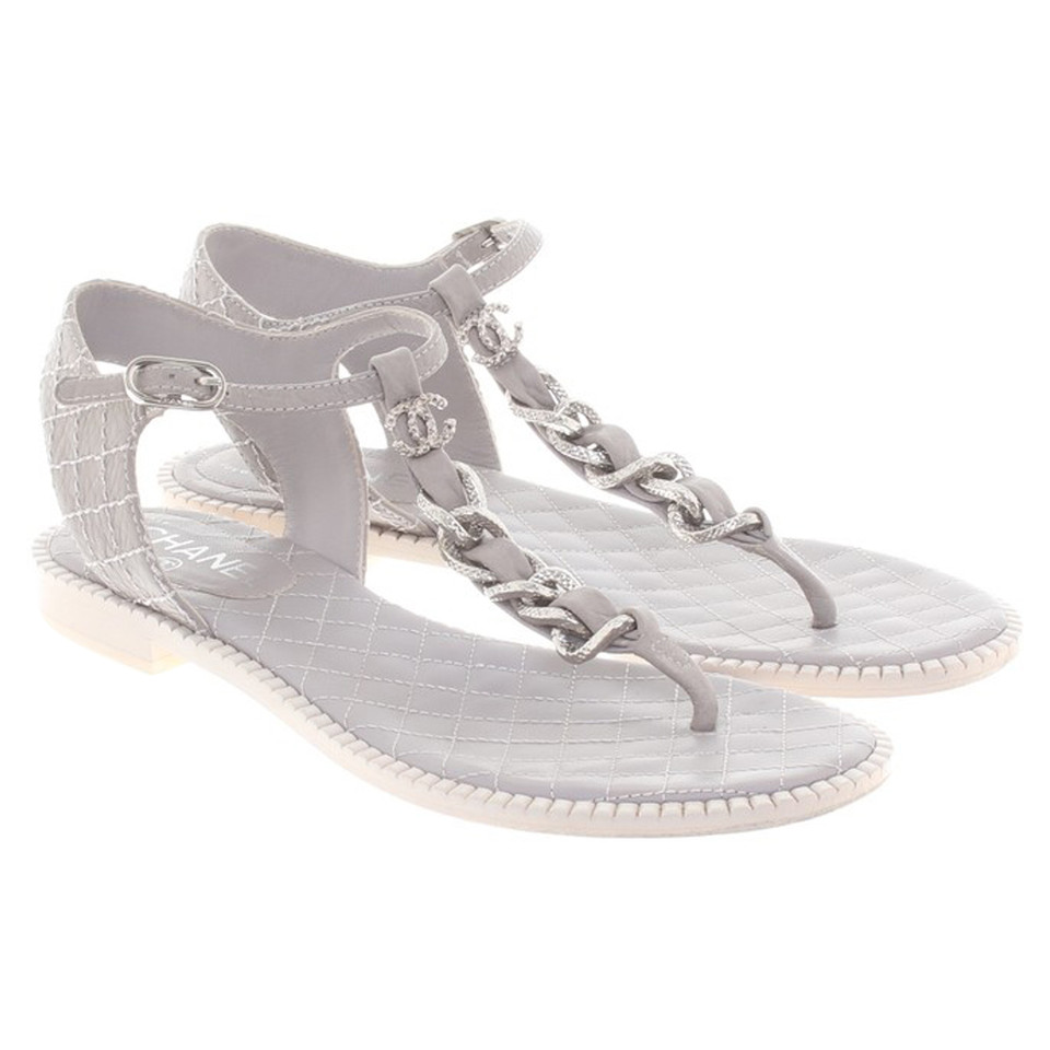 Chanel Sandals in Gray