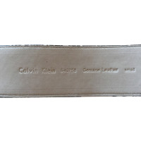 Calvin Klein Wide belt 'Felloptik' black