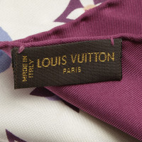 Louis Vuitton Sciarpa di seta con monogramma Stampa