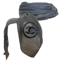 Chanel foulard / Scialle di cachemire in grigio