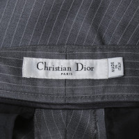 Christian Dior Pantalone in grigio / bianco