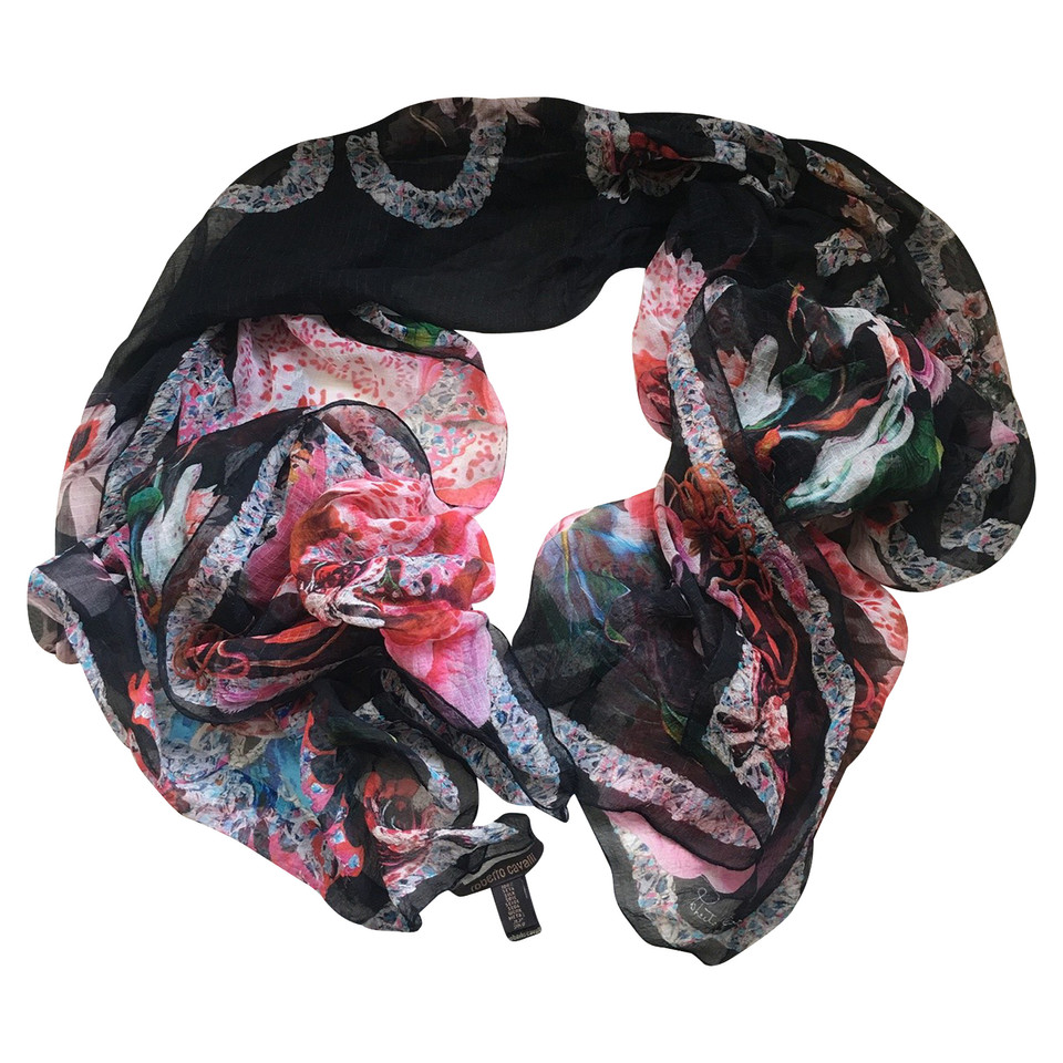Roberto Cavalli silk scarf